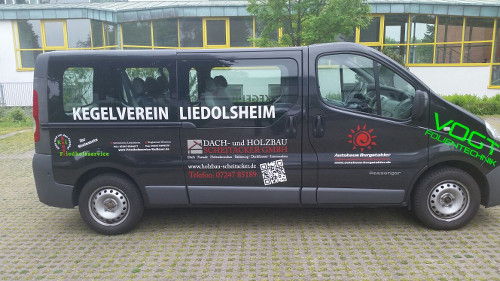 KVL Bus als Werbeträger